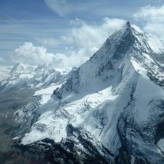 Flugwegposition um 11:57:25: Aufgenommen in der Nähe von 11020 Gressan, Aostatal, Italien in 3431 Meter